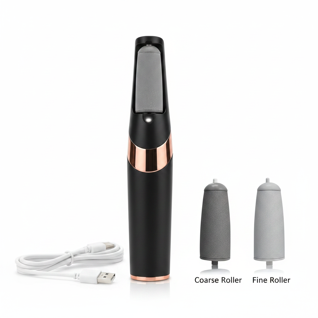 Electric Callus Remover White Background