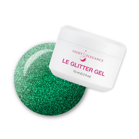 LE Emerald Green Glitter Gel
