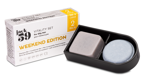 Jack59 Inc. - Weekend Edition - Travel Shampoo & Conditioner Bars - Jack59
