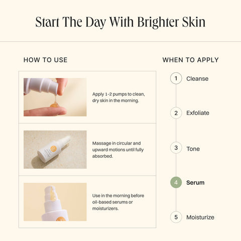 Brighten Vitamin C Face Serum - Dark Spot Treatment