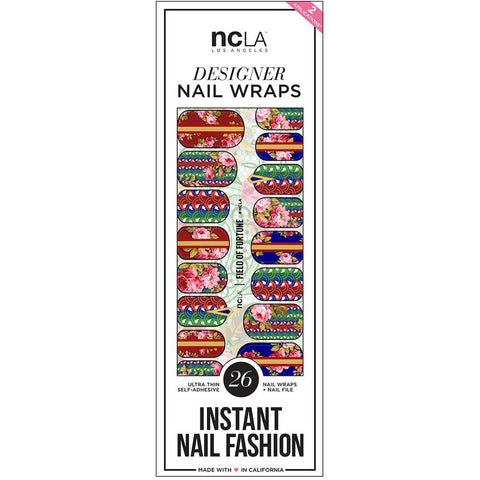 NCLA Field of Fortune Nail Wraps