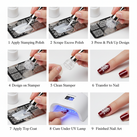 Nail Stamping Plate — Y2K Punk