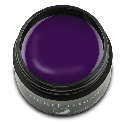 A deep, rich jewel-toned purple. This dark purple features a touch of neon that gives it a sophisticated party look, shows a lot of class and is simply a joy to wear.

Let's Limo, UV/LED Color Gel, 17 ml

Coverage: Opaque
Effect: Flat/Cream