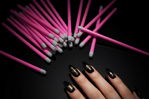 Nail Art Stamper Sticks Editorial