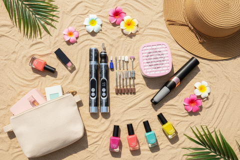 Nail Tech Travel Bundle Lifestyle - Real Products