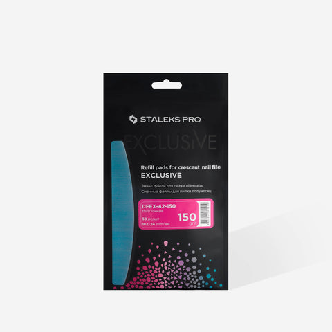 Disposable files for crescent nail file EXCLUSIVE 42, 150 grit (50 pcs)
