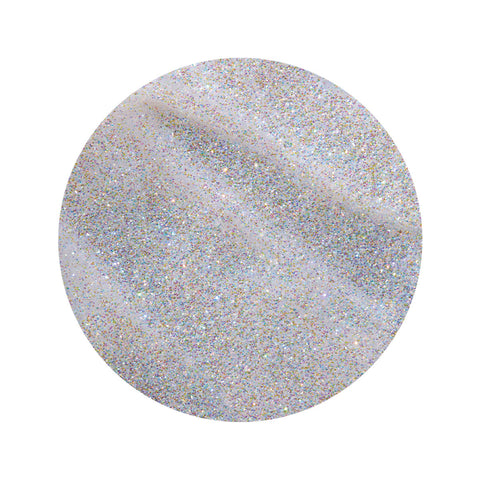 en Vogue stardust with fine iridescent glitter gel polish for professional nails and extensions swatch