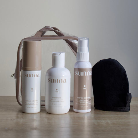 SunnaTan Jet Set Kit - DK BEAUTY
