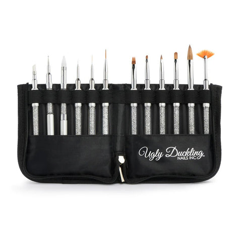 Ugly Duckling Brush Case - Crystal Pull - DK BEAUTY