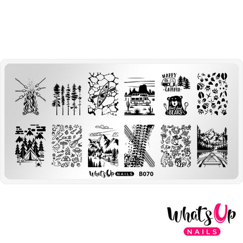 Whats Up Campfire Stories Stamping Plate