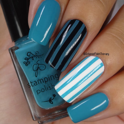#85 Teal Me Off the Ceiling - Nail Stamping Color (5 Free Formula)