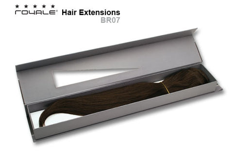 100% Human Remy Clip In Hair Extensions 21" black