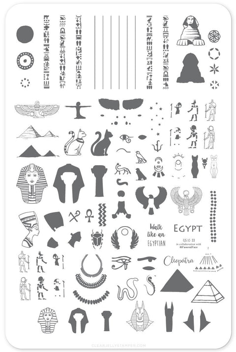 Clear Jelly Stamper Jewels of Egypt - DK BEAUTY