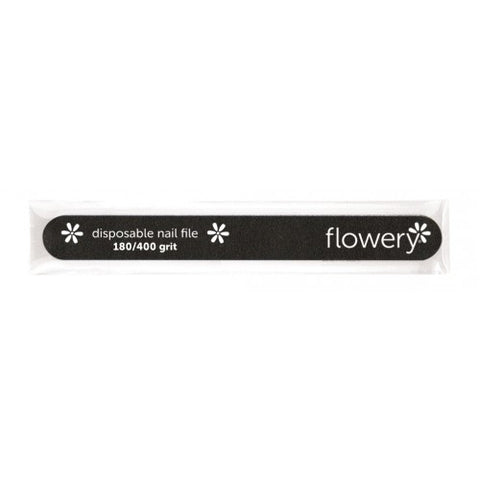 Flowery Black Cushion File 180/400