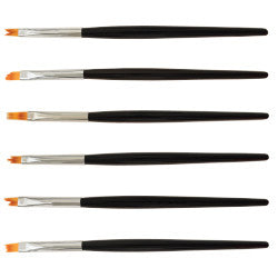 Premium 6-Piece Nail Art Brush Set