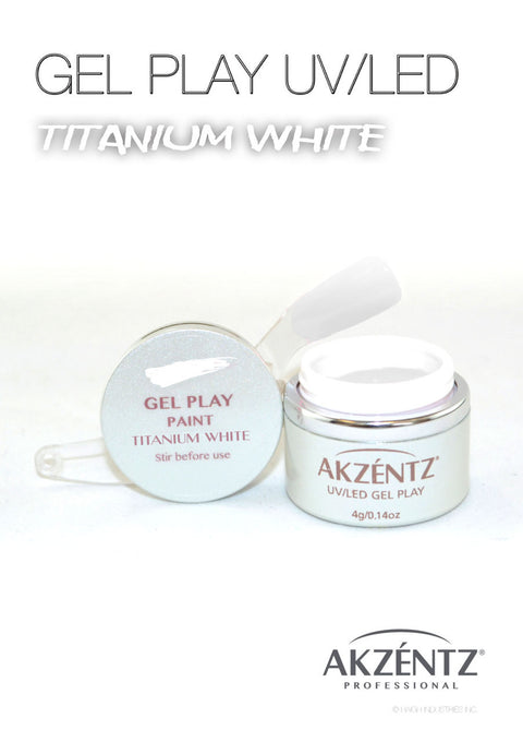 Akzentz Gel Play© Paint • Titanium White
