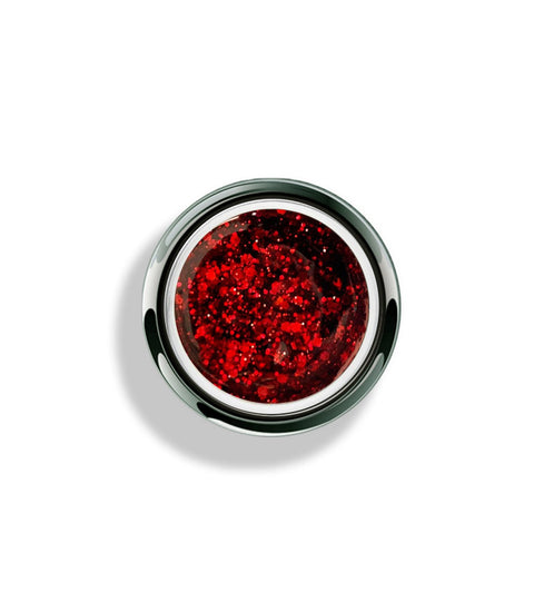 Akzentz Gel Play Glitter Fantasy Scarlet - DK BEAUTY