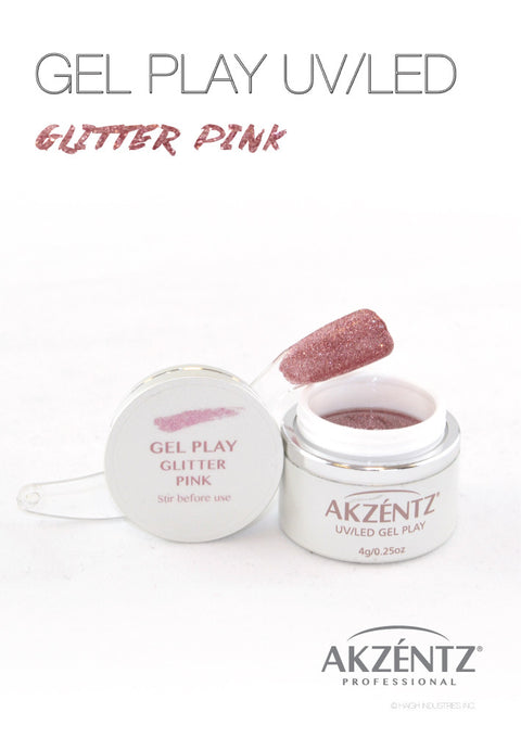 Akzentz Gel Play© Glitter Paint Pink