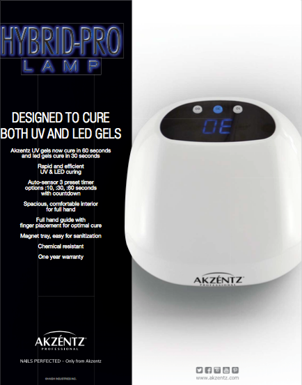 Akzentz Hybrid LED/UV Gel Curing Light
