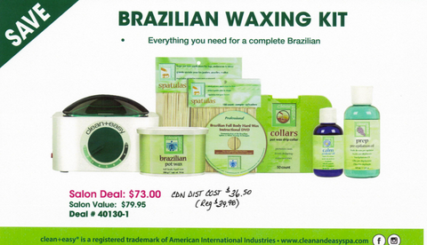 Clean & Easy Brazilian Waxing Kit