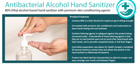 Hand Sanitizer 1-Litre Pump