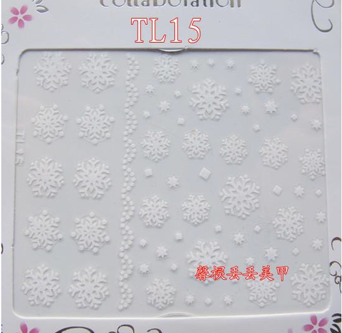 3D Snowflake Decal