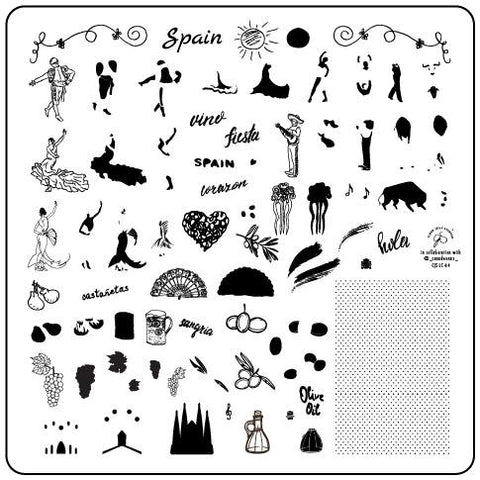 Clear Jelly Stamper - Viva Espania