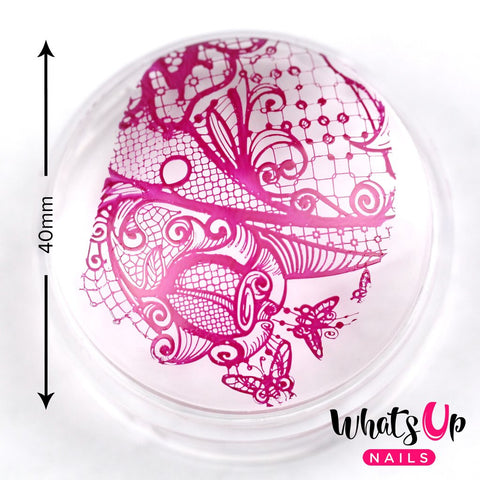 Whats Up Magnified Clear Stamper + Scraper