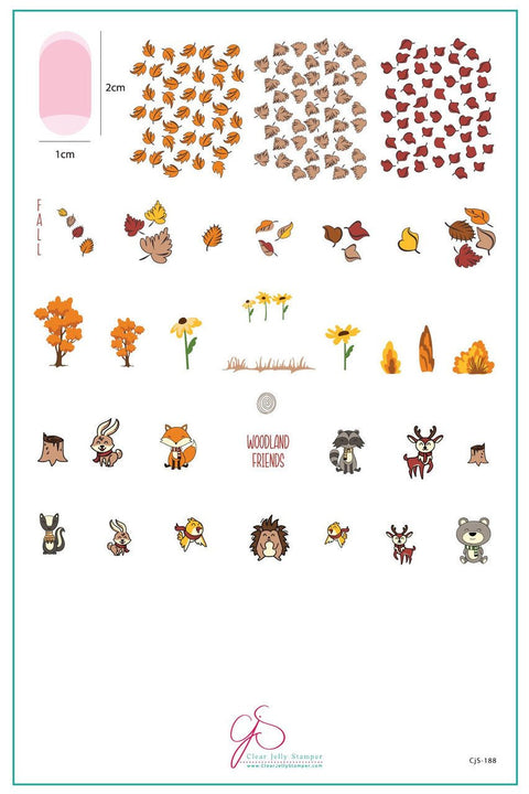 Clear Jelly Stamper - Woodland Friends - DK BEAUTY