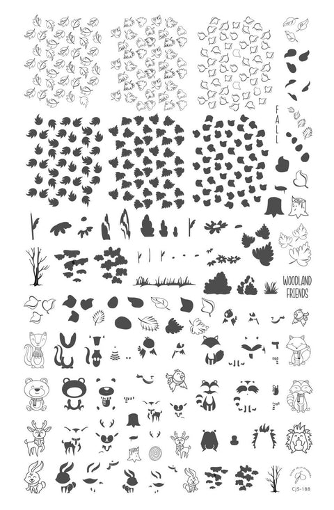 Clear Jelly Stamper - Woodland Friends - DK BEAUTY