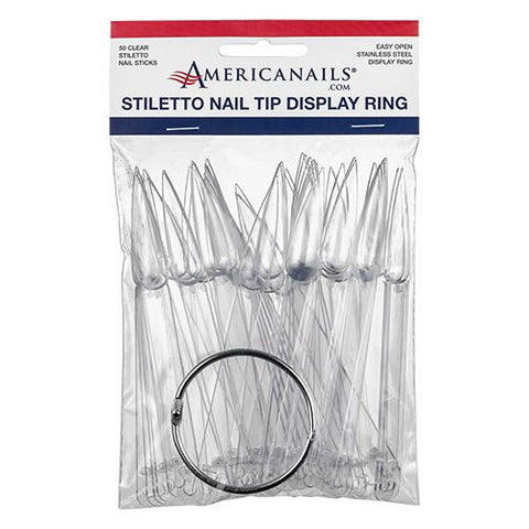 Americanails stiletto tip display ring