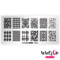 Whats Up - Fashion Prints Stamping Plate - DK BEAUTY