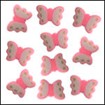 FIMO Pink Butterflies (10 piece)