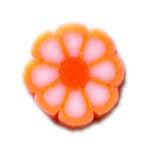 FIMO Orange Flowers (10 piece)