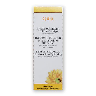 GiGi Bleached Muslin Strips Small 100 pkg - DK BEAUTY