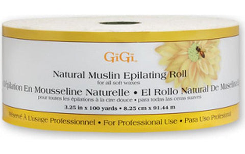 GiGi Muslin Roll 100yd (3.25" x 100 yd") - DK BEAUTY
