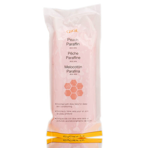 GiGi Peach Paraffin 16oz (1lbs) - DK BEAUTY
