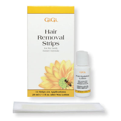 GiGi Hair Removal Strips - Face Lavender & Vanilla (12)