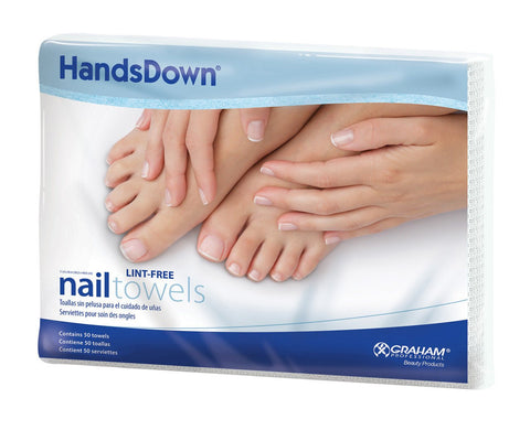 Hands Down Ultra Nail Care Towels (50) - DK BEAUTY