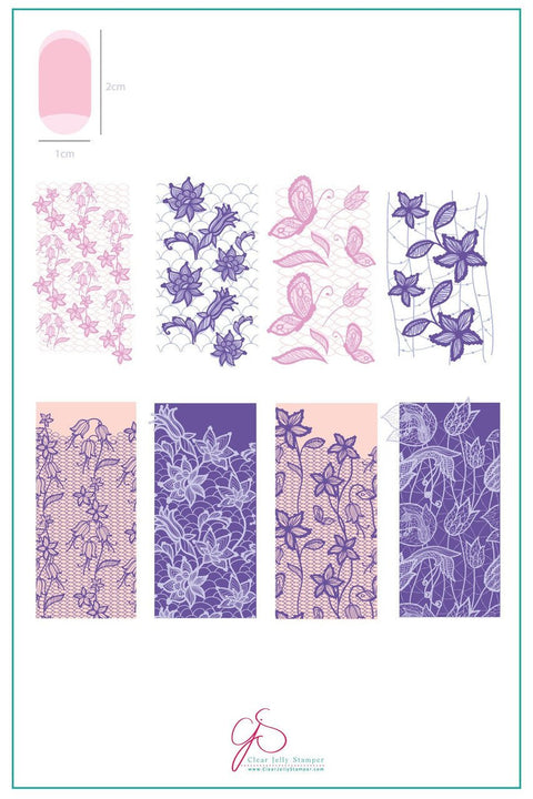 Clear Jelly Stamper - Feeling Lacy - DK BEAUTY