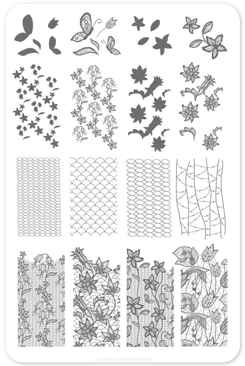 Clear Jelly Stamper - Feeling Lacy - DK BEAUTY