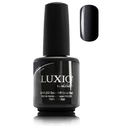 Luxio-gel-fascination-storm-black-grey-sparkle