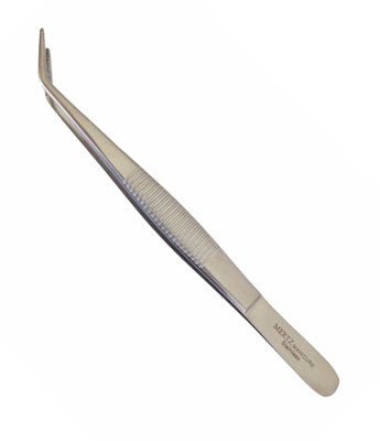 Mertz Fine Tip Curved Tweezer - DK BEAUTY