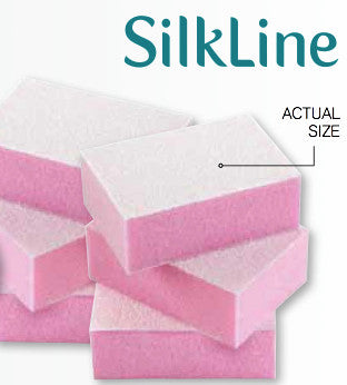 Silkline Mini Pink Buffing Blocks (150/150)