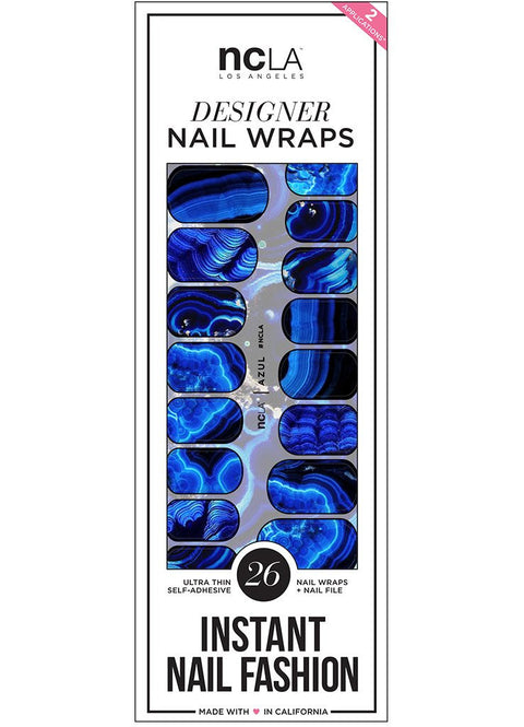 NCLA Nail Wraps - Azul