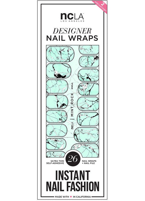 NCLA Nail Wraps - Mint Rock