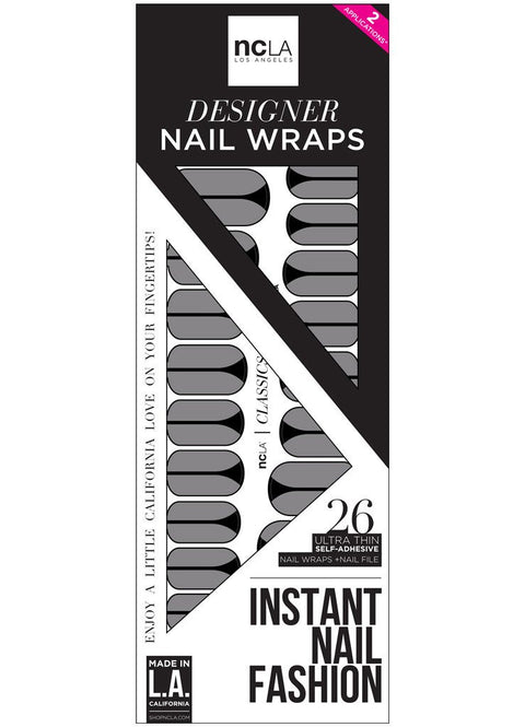 NCLA Nail Wraps - Their Silver Starlets