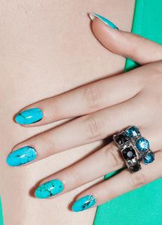 NCLA Nail Wraps - Truth in Turquoise