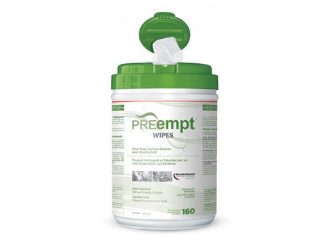 PREempt RTU Disinfectant Wipes 160 - DK BEAUTY