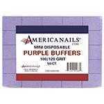 AmericaNails Mini Buffer Purple 50 ct